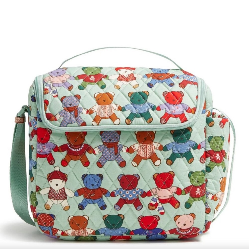 Vera Bradley toasty teddy crossbody lunch bag